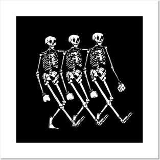 Funky Skeletons Posters and Art